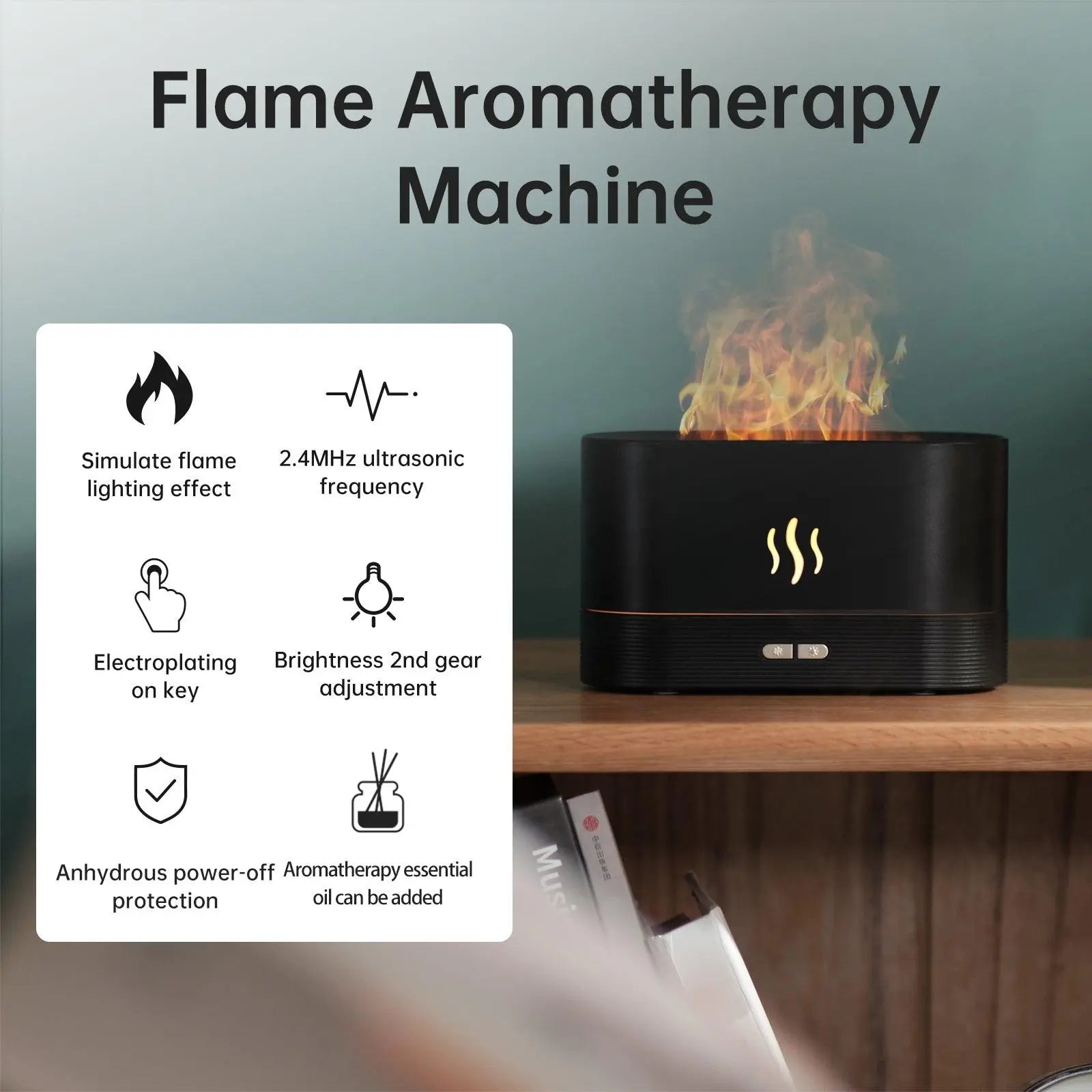 Aroma Diffuser Air Humidifier 400ml Cool Mist Purifier – Pejayz